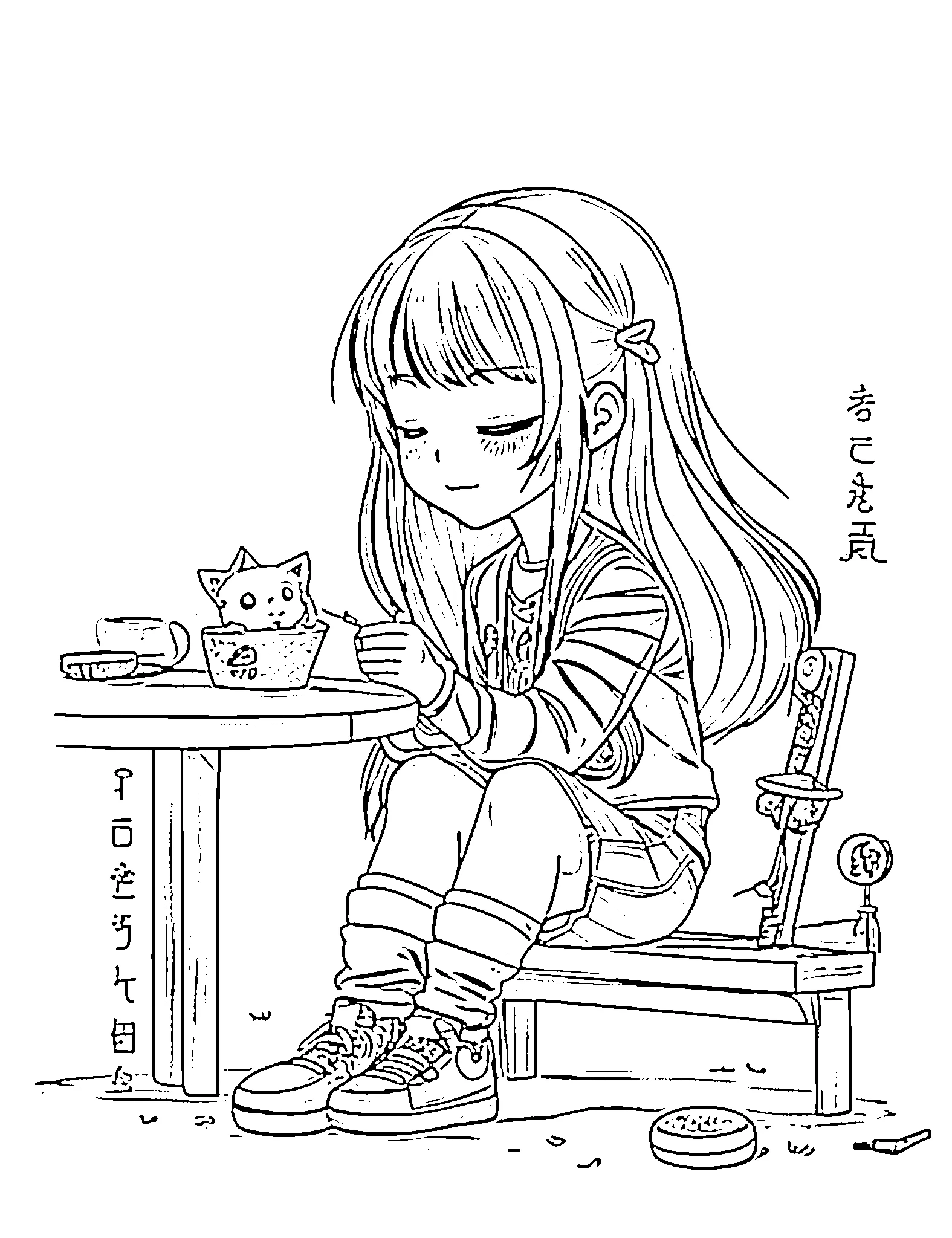 cute chibi girl moments